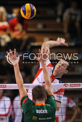  11.10.2014 RZESZOW<br />SIATKOWKA PLUSLIGA 2014/2015 MEN VOLLEYBALL POLAND POLISH PLUS LIGA LEAGUE SEASON 2014/2015<br />MECZ ASSECO RESOVIA - BBTS BIELSKO - BIALA<br />N/Z RAFAL BUSZEK <br /> 