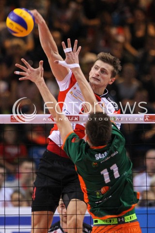  11.10.2014 RZESZOW<br />SIATKOWKA PLUSLIGA 2014/2015 MEN VOLLEYBALL POLAND POLISH PLUS LIGA LEAGUE SEASON 2014/2015<br />MECZ ASSECO RESOVIA - BBTS BIELSKO - BIALA<br />N/Z PIOTR NOWAKOWSKI <br /> 