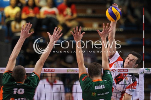  11.10.2014 RZESZOW<br />SIATKOWKA PLUSLIGA 2014/2015 MEN VOLLEYBALL POLAND POLISH PLUS LIGA LEAGUE SEASON 2014/2015<br />MECZ ASSECO RESOVIA - BBTS BIELSKO - BIALA<br />N/Z RAFAL BUSZEK <br /> 