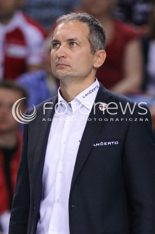  11.10.2014 RZESZOW<br />SIATKOWKA PLUSLIGA 2014/2015 MEN VOLLEYBALL POLAND POLISH PLUS LIGA LEAGUE SEASON 2014/2015<br />MECZ ASSECO RESOVIA - BBTS BIELSKO - BIALA<br />N/Z ANDRZEJ KOWAL - TRENER ( HEAD COACH ) <br /> 