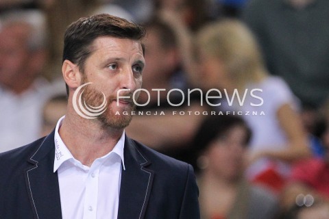  11.10.2014 RZESZOW<br />SIATKOWKA PLUSLIGA 2014/2015 MEN VOLLEYBALL POLAND POLISH PLUS LIGA LEAGUE SEASON 2014/2015<br />MECZ ASSECO RESOVIA - BBTS BIELSKO - BIALA<br />N/Z PIOTR GRUSZKA - TRENER ( HEAD COACH ) SYLWETKA <br /> 