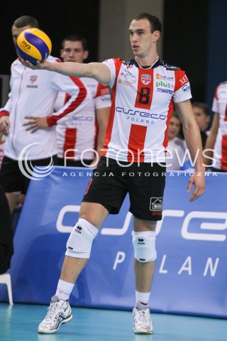  11.10.2014 RZESZOW<br />
SIATKOWKA PLUSLIGA 2014/2015 MEN VOLLEYBALL POLAND POLISH PLUS LIGA LEAGUE SEASON 2014/2015<br />
MECZ ASSECO RESOVIA - BBTS BIELSKO - BIALA<br />
N/Z MARKO IVOVIC SYLWETKA <br />
 