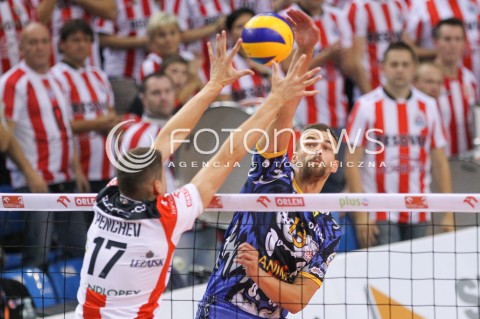  15.10.2014 RZESZOW<br />SIATKOWKA PLUSLIGA 2014/2015 MEN VOLLEYBALL POLAND POLISH PLUS LIGA LEAGUE SEASON 2014/2015<br />MECZ ASSECO RESOVIA - MKS BANIMEX BEDZIN<br />N/Z MICHAL ZUK <br /> 