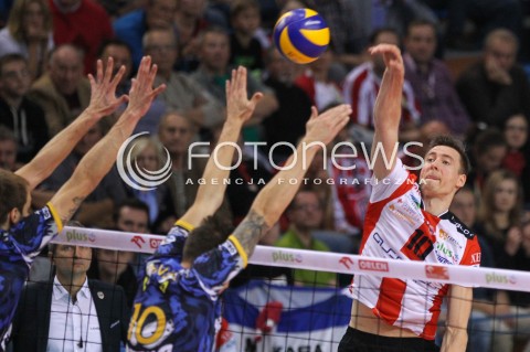  15.10.2014 RZESZOW<br />SIATKOWKA PLUSLIGA 2014/2015 MEN VOLLEYBALL POLAND POLISH PLUS LIGA LEAGUE SEASON 2014/2015<br />MECZ ASSECO RESOVIA - MKS BANIMEX BEDZIN<br />N/Z JOCHEN SCHOPS <br /> 