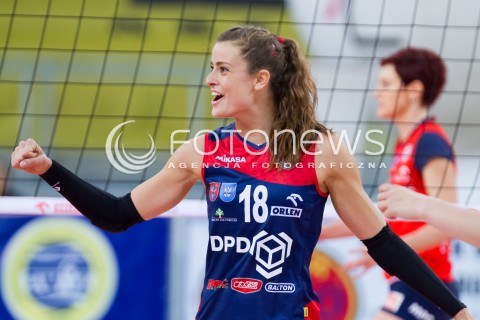  16.10.2014 LODZ SIATKOWKA ORLEN LIGA SEZON 2013/2014 VOLLEYBALL POLISH SEASON BEEF MASTER BUDOWLANI LODZ - SK BANK LEGIONOVIA LEGIONOWO N/Z MARTA BECHIS RADOSC EMOCJE SYLWETKA  