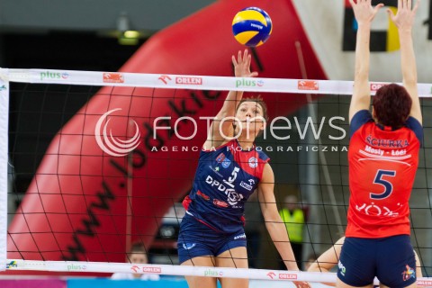  16.10.2014 LODZ SIATKOWKA ORLEN LIGA SEZON 2013/2014 VOLLEYBALL POLISH SEASON BEEF MASTER BUDOWLANI LODZ - SK BANK LEGIONOVIA LEGIONOWO N/Z MAGDALENA PIATEK  