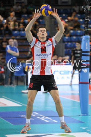  18.10.2014 RZESZOW<br />SIATKOWKA PLUSLIGA 2014/2015 MEN VOLLEYBALL POLAND POLISH PLUS LIGA LEAGUE SEASON 2014/2015<br />MECZ ASSECO RESOVIA - JASTRZEBSKI WEGIEL<br />N/Z RAFAL BUSZEK SYLWETKA <br /> 