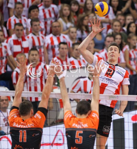  18.10.2014 RZESZOW<br />SIATKOWKA PLUSLIGA 2014/2015 MEN VOLLEYBALL POLAND POLISH PLUS LIGA LEAGUE SEASON 2014/2015<br />MECZ ASSECO RESOVIA - JASTRZEBSKI WEGIEL<br />N/Z JOCHEN SCHOPS <br /> 