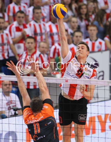  18.10.2014 RZESZOW<br />SIATKOWKA PLUSLIGA 2014/2015 MEN VOLLEYBALL POLAND POLISH PLUS LIGA LEAGUE SEASON 2014/2015<br />MECZ ASSECO RESOVIA - JASTRZEBSKI WEGIEL<br />N/Z JOCHEN SCHOPS <br /> 