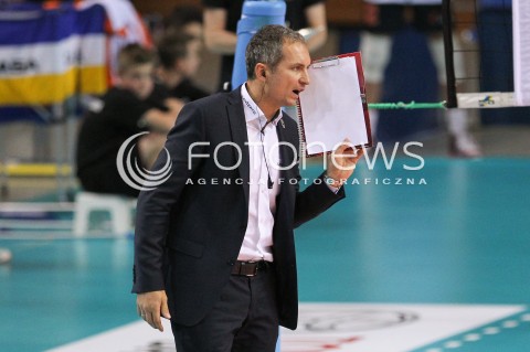  18.10.2014 RZESZOW<br />SIATKOWKA PLUSLIGA 2014/2015 MEN VOLLEYBALL POLAND POLISH PLUS LIGA LEAGUE SEASON 2014/2015<br />MECZ ASSECO RESOVIA - JASTRZEBSKI WEGIEL<br />N/Z ANDRZEJ KOWAL - TRENER ( HEAD COACH ) SYLWETKA <br /> 