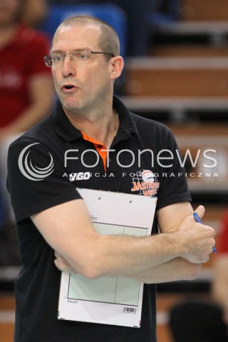  18.10.2014 RZESZOW<br />SIATKOWKA PLUSLIGA 2014/2015 MEN VOLLEYBALL POLAND POLISH PLUS LIGA LEAGUE SEASON 2014/2015<br />MECZ ASSECO RESOVIA - JASTRZEBSKI WEGIEL<br />N/Z ROBERTO PIAZZA - TRENER ( HEAD COACH ) SYLWETKA <br /> 
