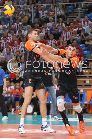  18.10.2014 RZESZOW<br />SIATKOWKA PLUSLIGA 2014/2015 MEN VOLLEYBALL POLAND POLISH PLUS LIGA LEAGUE SEASON 2014/2015<br />MECZ ASSECO RESOVIA - JASTRZEBSKI WEGIEL<br />N/Z ZBIGNIEW BARTMAN KRZYSZTOF GIERCZYNSKI <br /> 