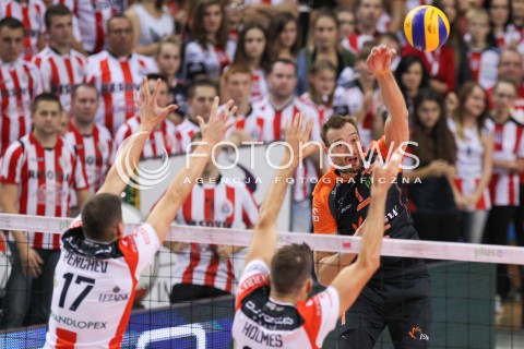  18.10.2014 RZESZOW<br />SIATKOWKA PLUSLIGA 2014/2015 MEN VOLLEYBALL POLAND POLISH PLUS LIGA LEAGUE SEASON 2014/2015<br />MECZ ASSECO RESOVIA - JASTRZEBSKI WEGIEL<br />N/Z MICHAL LASKO <br /> 