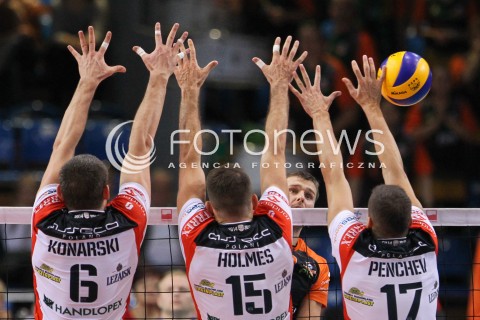  18.10.2014 RZESZOW<br />SIATKOWKA PLUSLIGA 2014/2015 MEN VOLLEYBALL POLAND POLISH PLUS LIGA LEAGUE SEASON 2014/2015<br />MECZ ASSECO RESOVIA - JASTRZEBSKI WEGIEL<br />N/Z KRZYSZTOF GIERCZYNSKI <br /> 
