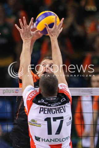 18.10.2014 RZESZOW<br />SIATKOWKA PLUSLIGA 2014/2015 MEN VOLLEYBALL POLAND POLISH PLUS LIGA LEAGUE SEASON 2014/2015<br />MECZ ASSECO RESOVIA - JASTRZEBSKI WEGIEL<br />N/Z KRZYSZTOF GIERCZYNSKI <br /> 