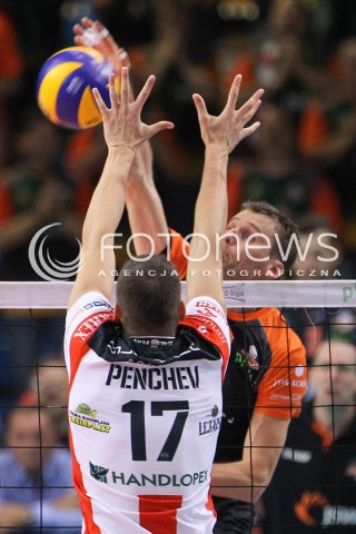 18.10.2014 RZESZOW<br />SIATKOWKA PLUSLIGA 2014/2015 MEN VOLLEYBALL POLAND POLISH PLUS LIGA LEAGUE SEASON 2014/2015<br />MECZ ASSECO RESOVIA - JASTRZEBSKI WEGIEL<br />N/Z KRZYSZTOF GIERCZYNSKI <br /> 