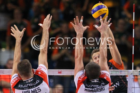  18.10.2014 RZESZOW<br />SIATKOWKA PLUSLIGA 2014/2015 MEN VOLLEYBALL POLAND POLISH PLUS LIGA LEAGUE SEASON 2014/2015<br />MECZ ASSECO RESOVIA - JASTRZEBSKI WEGIEL<br />N/Z MICHAL LASKO <br /> 