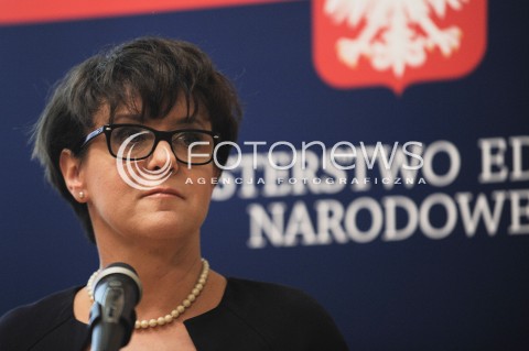 Konferencja Minister Edukacji Narodowej w Warszawie