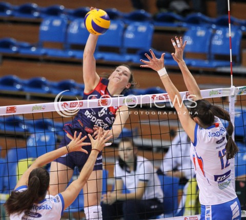 23.10.2014 RZESZOW<br />SIATKOWKA ORLEN LIGA 2014/2015 WOMEN VOLLEYBALL POLAND POLISH ORLENLIGA LEAGUE SEASON 2014/2015<br />MECZ DEVELOPRES SKYRES RZESZOW - SK BANK LEGIONOVIA LEGIONOWO<br />N/Z ALEKSANDRA WOJCIK <br /> 
