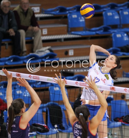  23.10.2014 RZESZOW<br />SIATKOWKA ORLEN LIGA 2014/2015 WOMEN VOLLEYBALL POLAND POLISH ORLENLIGA LEAGUE SEASON 2014/2015<br />MECZ DEVELOPRES SKYRES RZESZOW - SK BANK LEGIONOVIA LEGIONOWO<br />N/Z MAGDA JAGODZINSKA <br /> 