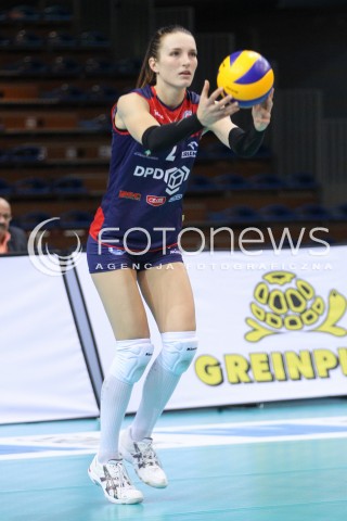  23.10.2014 RZESZOW<br />SIATKOWKA ORLEN LIGA 2014/2015 WOMEN VOLLEYBALL POLAND POLISH ORLENLIGA LEAGUE SEASON 2014/2015<br />MECZ DEVELOPRES SKYRES RZESZOW - SK BANK LEGIONOVIA LEGIONOWO<br />N/Z DARIA PASZEK SYLWETKA <br /> 