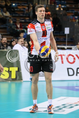  25.10.2014 RZESZOW<br />SIATKOWKA PLUSLIGA 2014/2015 MEN VOLLEYBALL POLAND POLISH PLUS LIGA LEAGUE SEASON 2014/2015<br />MECZ ASSECO RESOVIA - INDYKPOL AZS OLSZTYN<br />N/Z JOCHEN SCHOPS SYLWETKA <br /> 