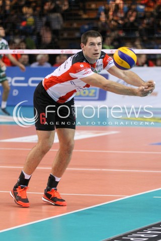  25.10.2014 RZESZOW<br />SIATKOWKA PLUSLIGA 2014/2015 MEN VOLLEYBALL POLAND POLISH PLUS LIGA LEAGUE SEASON 2014/2015<br />MECZ ASSECO RESOVIA - INDYKPOL AZS OLSZTYN<br />N/Z DAWID KONARSKI SYLWETKA <br /> 