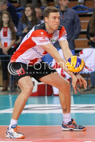  25.10.2014 RZESZOW<br />SIATKOWKA PLUSLIGA 2014/2015 MEN VOLLEYBALL POLAND POLISH PLUS LIGA LEAGUE SEASON 2014/2015<br />MECZ ASSECO RESOVIA - INDYKPOL AZS OLSZTYN<br />N/Z JOCHEN SCHOPS SYLWETKA <br /> 