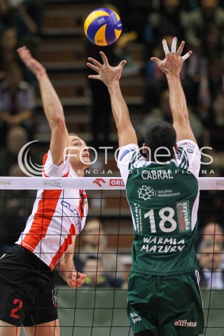  25.10.2014 RZESZOW<br />SIATKOWKA PLUSLIGA 2014/2015 MEN VOLLEYBALL POLAND POLISH PLUS LIGA LEAGUE SEASON 2014/2015<br />MECZ ASSECO RESOVIA - INDYKPOL AZS OLSZTYN<br />N/Z PAUL LOTMAN <br /> 