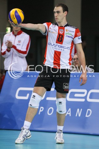  25.10.2014 RZESZOW<br />SIATKOWKA PLUSLIGA 2014/2015 MEN VOLLEYBALL POLAND POLISH PLUS LIGA LEAGUE SEASON 2014/2015<br />MECZ ASSECO RESOVIA - INDYKPOL AZS OLSZTYN<br />N/Z MARKO IVOVIC SYLWETKA <br /> 