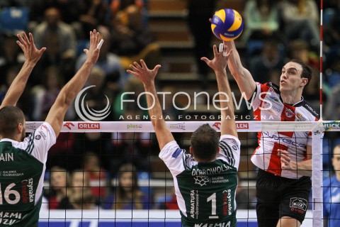  25.10.2014 RZESZOW<br />SIATKOWKA PLUSLIGA 2014/2015 MEN VOLLEYBALL POLAND POLISH PLUS LIGA LEAGUE SEASON 2014/2015<br />MECZ ASSECO RESOVIA - INDYKPOL AZS OLSZTYN<br />N/Z MARKO IVOVIC <br /> 