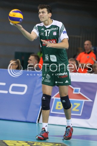  25.10.2014 RZESZOW<br />SIATKOWKA PLUSLIGA 2014/2015 MEN VOLLEYBALL POLAND POLISH PLUS LIGA LEAGUE SEASON 2014/2015<br />MECZ ASSECO RESOVIA - INDYKPOL AZS OLSZTYN<br />N/Z FRANTISEK OGURCAK SYLWETKA <br /> 