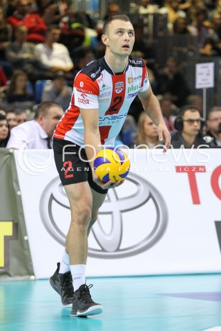  25.10.2014 RZESZOW<br />SIATKOWKA PLUSLIGA 2014/2015 MEN VOLLEYBALL POLAND POLISH PLUS LIGA LEAGUE SEASON 2014/2015<br />MECZ ASSECO RESOVIA - INDYKPOL AZS OLSZTYN<br />N/Z PAUL LOTMAN SYLWETKA <br /> 