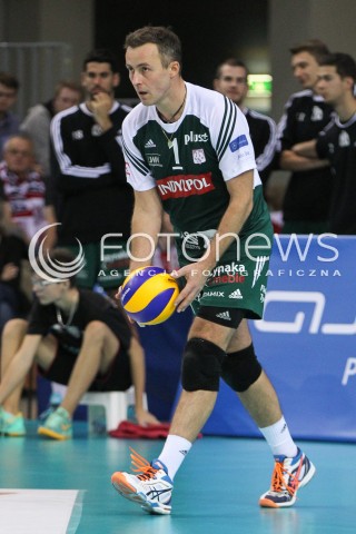  25.10.2014 RZESZOW<br />SIATKOWKA PLUSLIGA 2014/2015 MEN VOLLEYBALL POLAND POLISH PLUS LIGA LEAGUE SEASON 2014/2015<br />MECZ ASSECO RESOVIA - INDYKPOL AZS OLSZTYN<br />N/Z MACIEJ DOBROWOLSKI SYLWETKA <br /> 