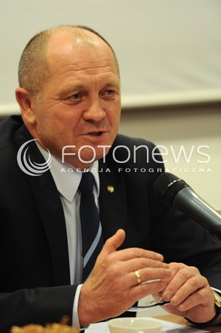  27.10.2014 WARSZAWA<br />KONFERENCJA MINISTRA ROLNICTWA<br />N/Z MINISTER ROLNICTWA I ROZWOJU WSI MAREK SAWICKI<br /> 