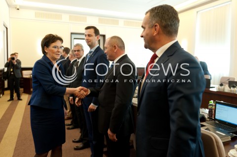  28.10.2014 WARSZAWA<br />POSIEDZENIE RADY MINISTROW<br />N/Z PREMIER EWA KOPACZ MAREK SAWICKI<br /> 