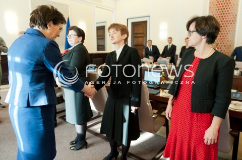 Posiedzenie Rady Ministrów w Warszawie