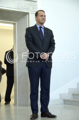  29.10.2014 WARSZAWA <br />
WIZYTA PREZYDENTA IZRAELA W POLSCE <br />
N/Z SEJM MARSZALEK SEJMU RADOSLAW SIKORSKI <br />
 