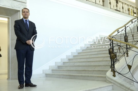  29.10.2014 WARSZAWA <br />
WIZYTA PREZYDENTA IZRAELA W POLSCE <br />
N/Z SEJM MARSZALEK SEJMU RADOSLAW SIKORSKI <br />
 