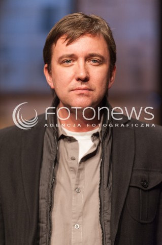  03.11.2014 WARSZAWA TEATR POLONIA<br />PROBA MEDIALNA SPEKTAKLU KOLACJA KANIBALI<br />N/Z REZYSER BORYS LANKOSZ<br /> 