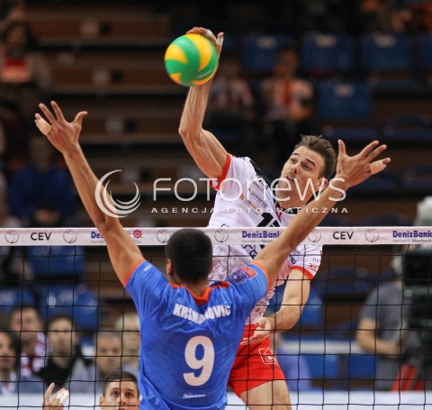  04.11.2014 RZESZOW POLAND<br />SIATKOWKA LIGA MISTRZOW MEN CEV VOLLEYBALL CHAMPIONS LEAGUE 2014/2015 <br />MATCH ASSECO RESOVIA - BUDVANSKA RIVIJERA BUDVA <br />N/Z RUSSELL HOLMES <br /> 