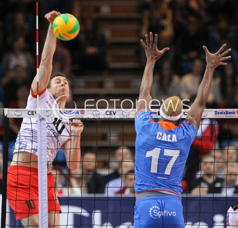 04.11.2014 RZESZOW POLAND<br />SIATKOWKA LIGA MISTRZOW MEN CEV VOLLEYBALL CHAMPIONS LEAGUE 2014/2015 <br />MATCH ASSECO RESOVIA - BUDVANSKA RIVIJERA BUDVA <br />N/Z JOCHEN SCHOPS <br /> 