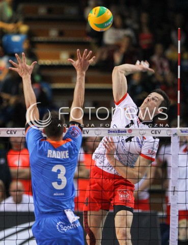  04.11.2014 RZESZOW POLAND<br />SIATKOWKA LIGA MISTRZOW MEN CEV VOLLEYBALL CHAMPIONS LEAGUE 2014/2015 <br />MATCH ASSECO RESOVIA - BUDVANSKA RIVIJERA BUDVA <br />N/Z RAFAL BUSZEK <br /> 