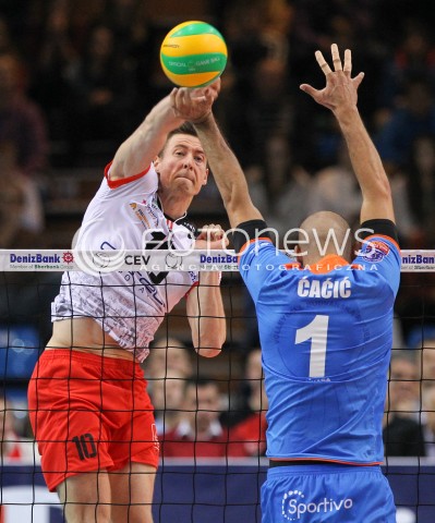  04.11.2014 RZESZOW POLAND<br />SIATKOWKA LIGA MISTRZOW MEN CEV VOLLEYBALL CHAMPIONS LEAGUE 2014/2015 <br />MATCH ASSECO RESOVIA - BUDVANSKA RIVIJERA BUDVA <br />N/Z JOCHEN SCHOPS <br /> 
