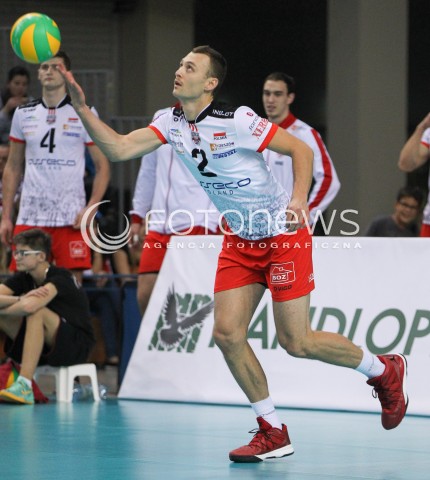  04.11.2014 RZESZOW POLAND<br />SIATKOWKA LIGA MISTRZOW MEN CEV VOLLEYBALL CHAMPIONS LEAGUE 2014/2015 <br />MATCH ASSECO RESOVIA - BUDVANSKA RIVIJERA BUDVA <br />N/Z PAUL LOTMAN SYLWETKA <br /> 