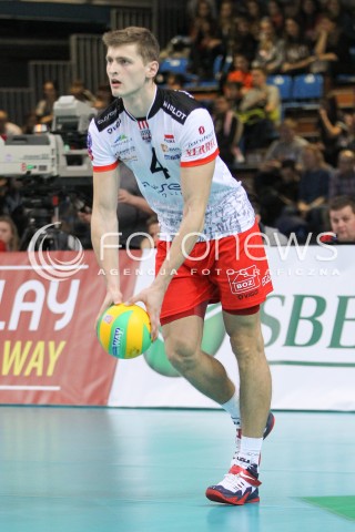  04.11.2014 RZESZOW POLAND<br />SIATKOWKA LIGA MISTRZOW MEN CEV VOLLEYBALL CHAMPIONS LEAGUE 2014/2015 <br />MATCH ASSECO RESOVIA - BUDVANSKA RIVIJERA BUDVA <br />N/Z PIOTR NOWAKOWSKI SYLWETKA <br /> 