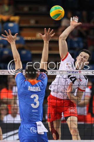  04.11.2014 RZESZOW POLAND<br />SIATKOWKA LIGA MISTRZOW MEN CEV VOLLEYBALL CHAMPIONS LEAGUE 2014/2015 <br />MATCH ASSECO RESOVIA - BUDVANSKA RIVIJERA BUDVA <br />N/Z RAFAL BUSZEK <br /> 