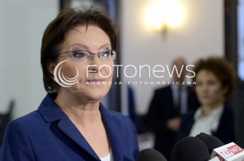  05.11.2014 WARSZAWA POSIEDZENIE SEJMU N/Z PREMIER EWA KOPACZ  