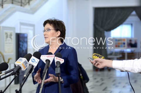  05.11.2014 WARSZAWA POSIEDZENIE SEJMU N/Z PREMIER EWA KOPACZ  