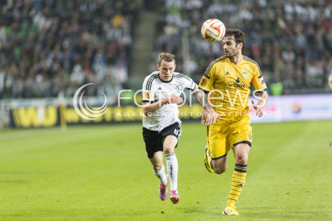  06.11.2014 WARSZAWA <br />
PILKA NOZNA SEZON 2014/2015 FOOTBALL POLISH <br />
MECZ LEGIA WARSZAWA - METALIST CHARKOW <br />
N/Z ONDREJ DUDA<br />
  